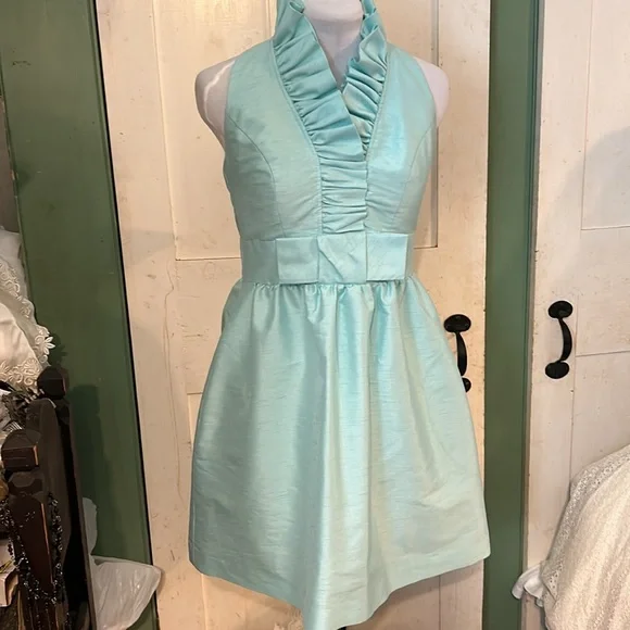 EC Alfred Sung Party Dress Fit-and-flare Wedding Dinner Bridesmaid Cocktail - Picture 2 of 8